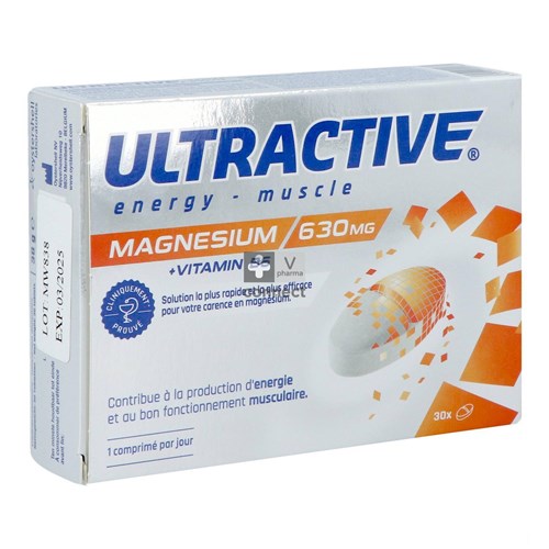 Ultractive Magnesium 30 Comprimés