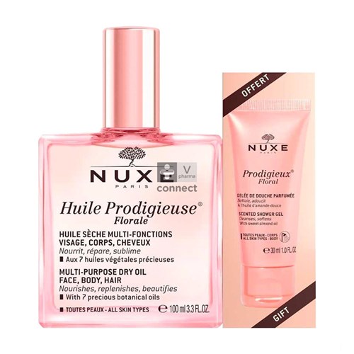 Nuxe Huile Prodigieuse Florale 100 ml + Gelee Douche 30 ml