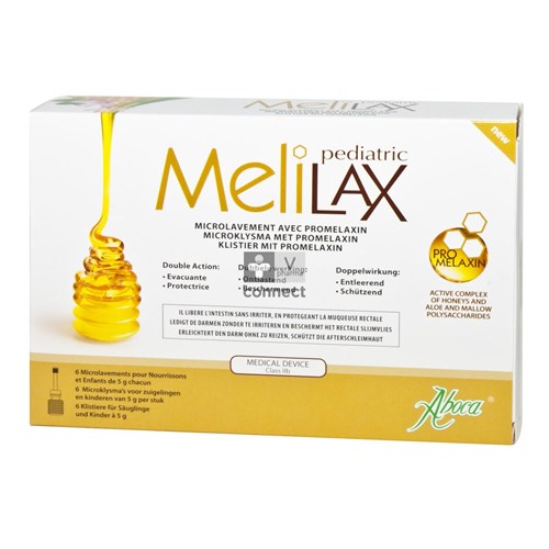 Melilax Pediatric Microklysma 6x5g Aboca