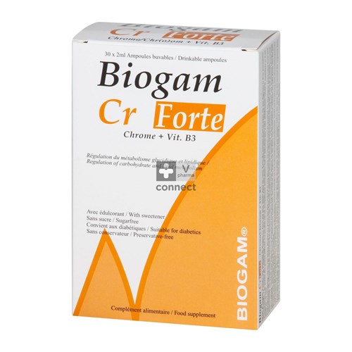 Biogam Cr Forte 30 Ampoules