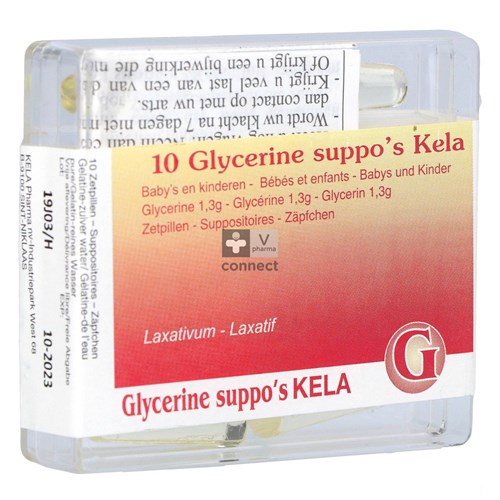 Glycerine Kela Pharma Baby - Inf Supp 10
