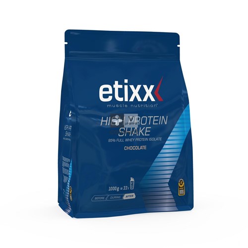 Etixx High Protein Shake Chocolat Poudre 1 kg