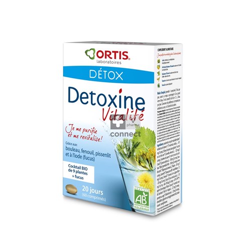 Ortis Detoxine Vitalité 60 Comprimés