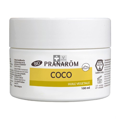 Pranarom Huile Végétale Coco Bio 100 ml