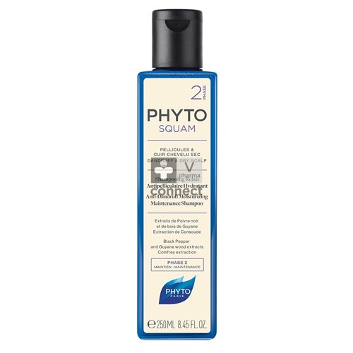 Phyto Phytosquam Shampooing Anti-Pelliculaire Hydratant 250 ml