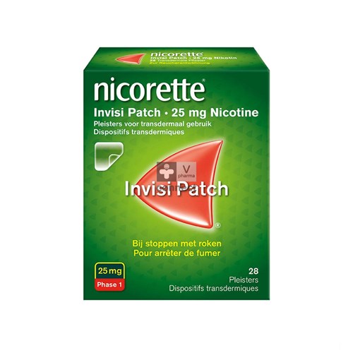 Nicorette Invisi 25mg Patch Transderm. 28