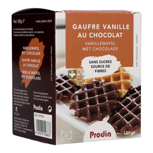 Prodia Gaufre Vanille/Chocolat 180 g