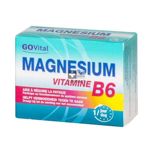 Govital Magnesium Vitamine B6  3 x 15 Comprimés