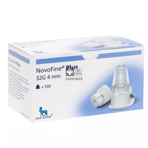 Naalden Novofine Plus 32 g  4 mm 100 stuks