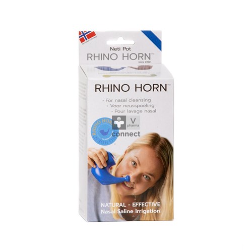 Rhino Horn Neusspoeler Blauw