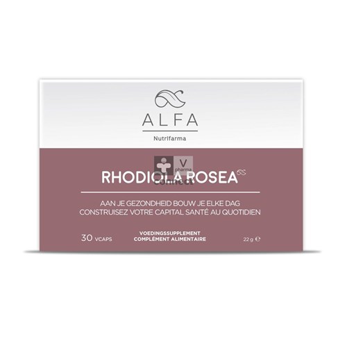 Alfa Rhodiola Rosea 500mg V-caps 30