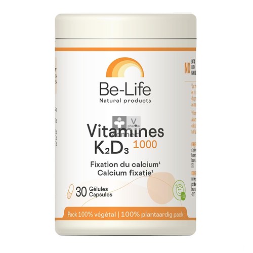 Be Life Viamine K2-D3 1000 30 Gelules