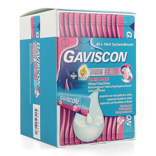 Gaviscon Antiacide - Antireflux 48 Sachets