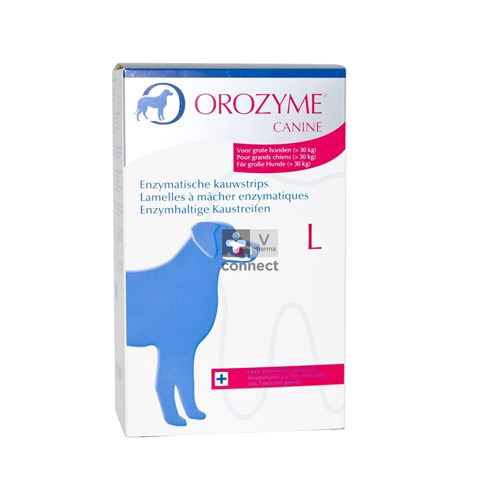 Orozyme Canine l Kauwstrip Enzym.hond >30kg 141g