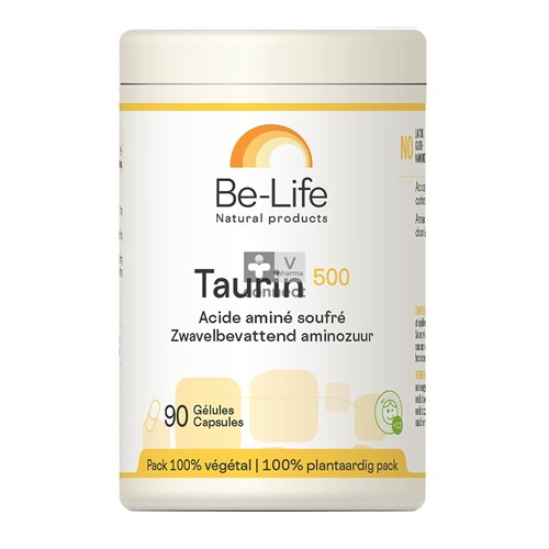Be-Life Taurin 500 mg 90 Gélules