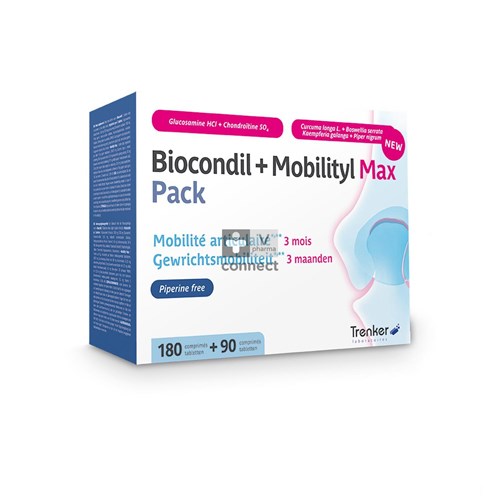 Biocondil + Mobilityl Max 180 + 90 Comprimés