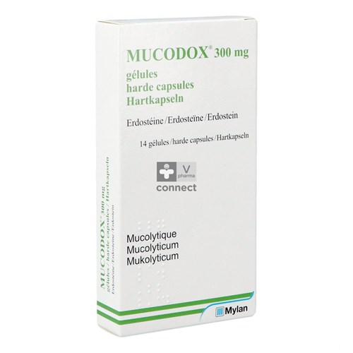 Mucodox 300mg Caps 14