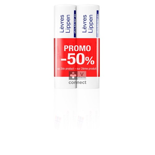 Neutrogena Stick Lèvres SPF20 Duopack Promo : 2ème - 50 %